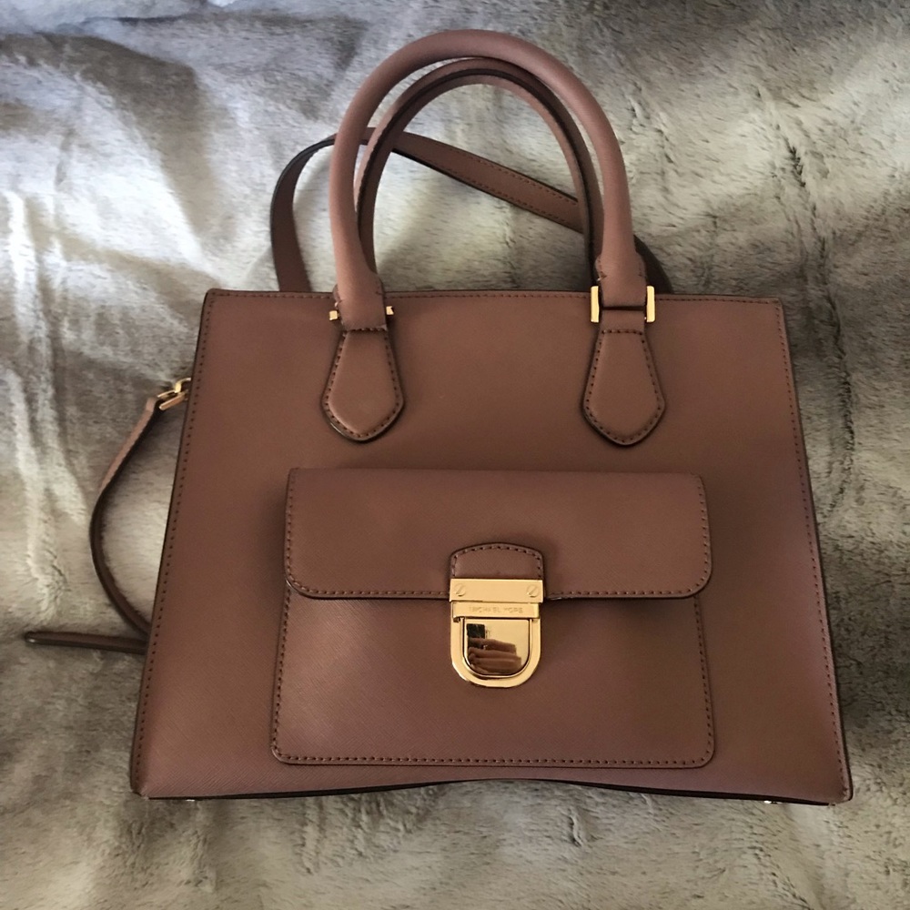 Michael KORS Satchel in Dusty Rose
